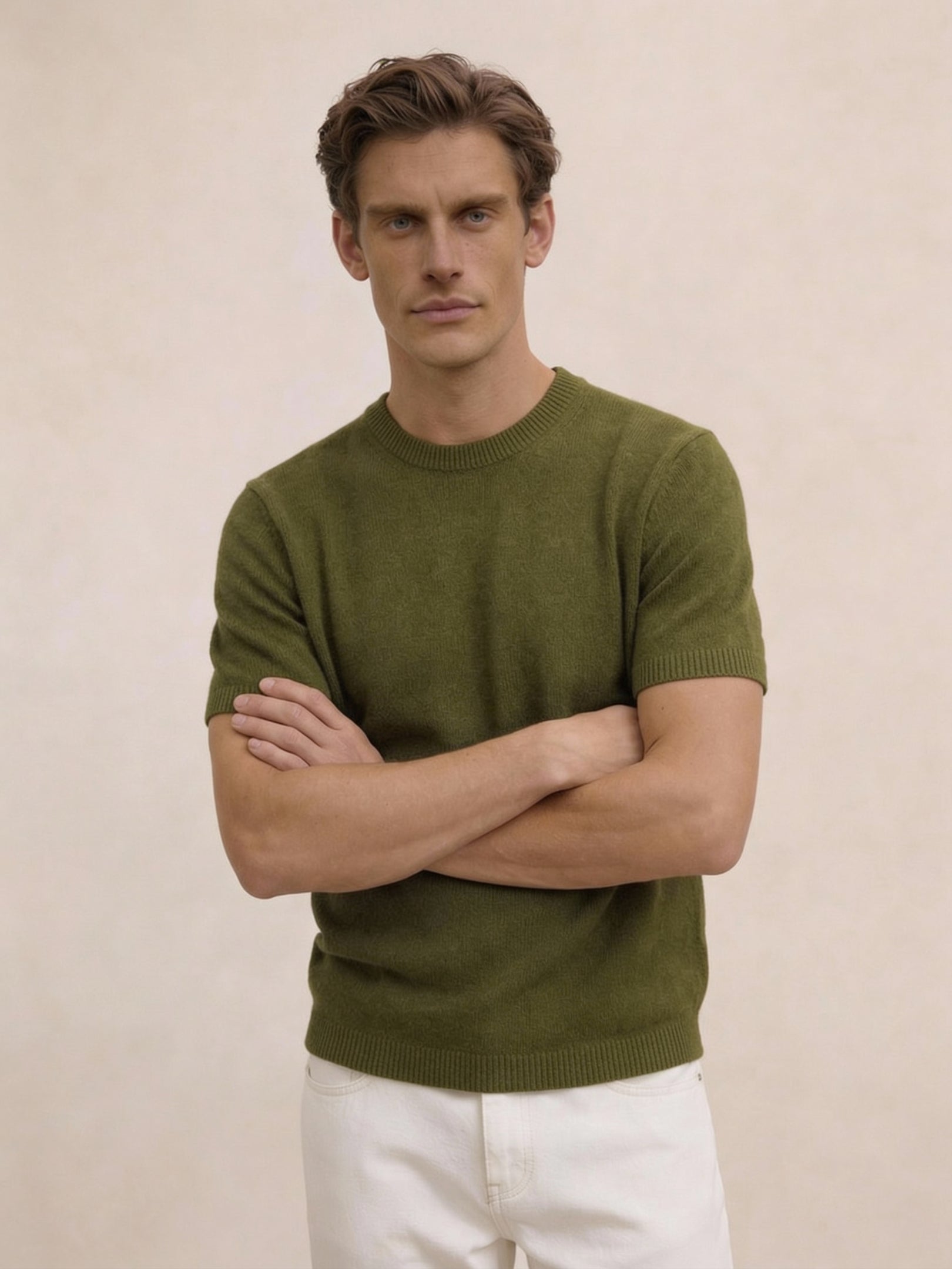 Wool City T-shirt Olive