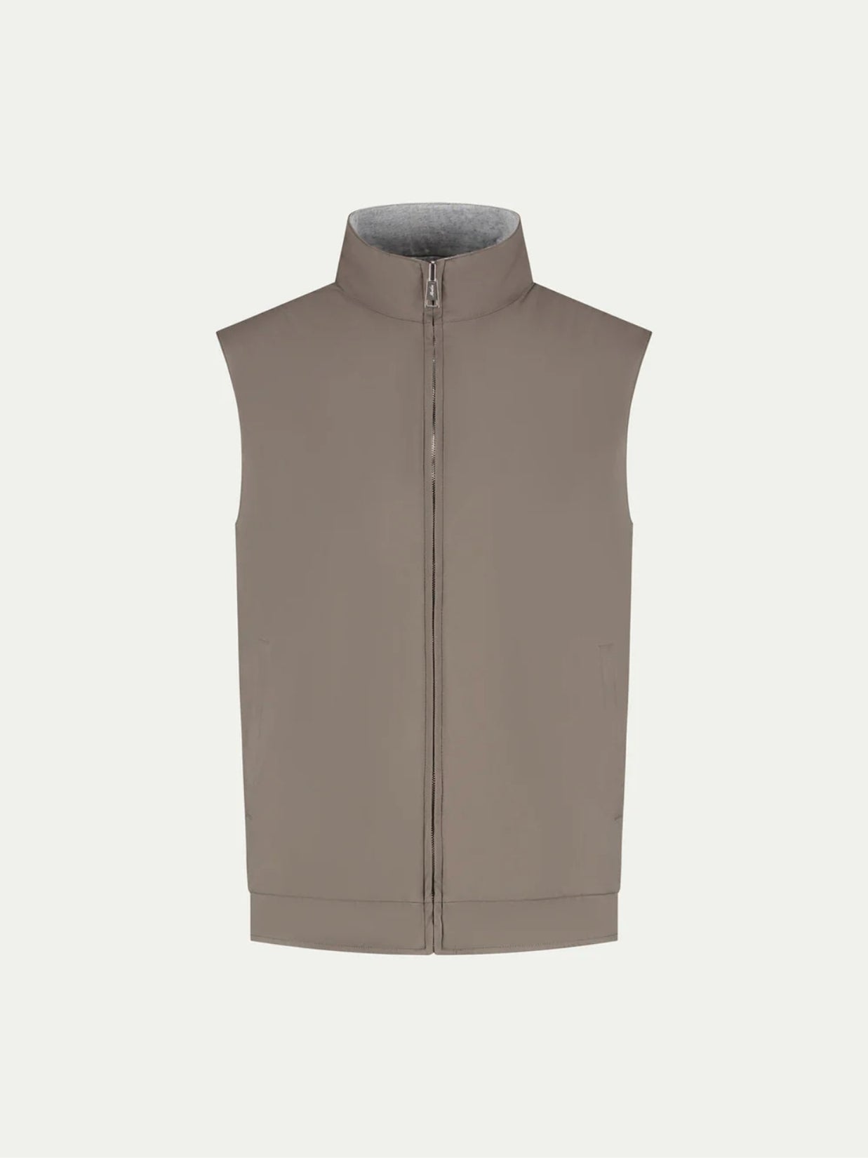 Reversible Resort Body Warmer Ash Grey