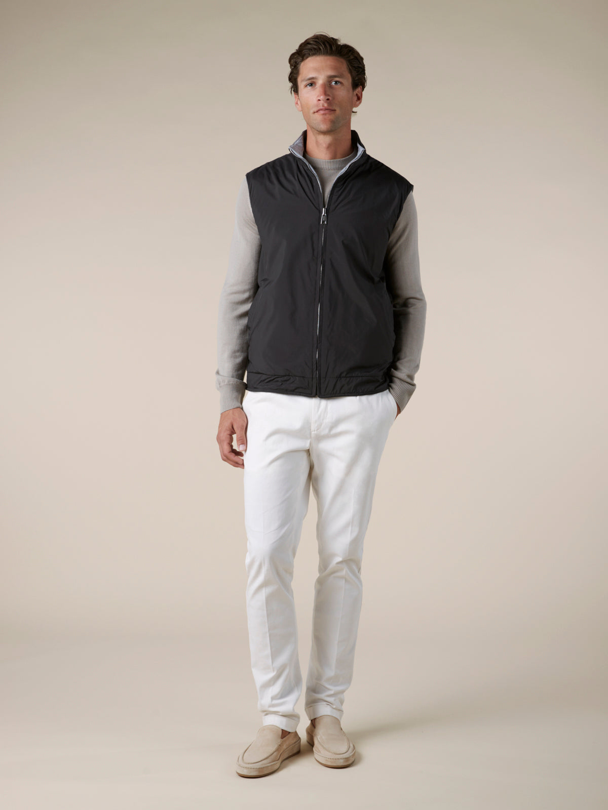 Reversible Resort Body Warmer Anthracite