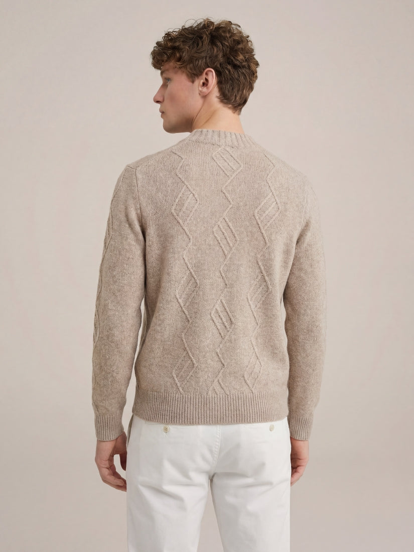 Belmonte Textured Knit Beige
