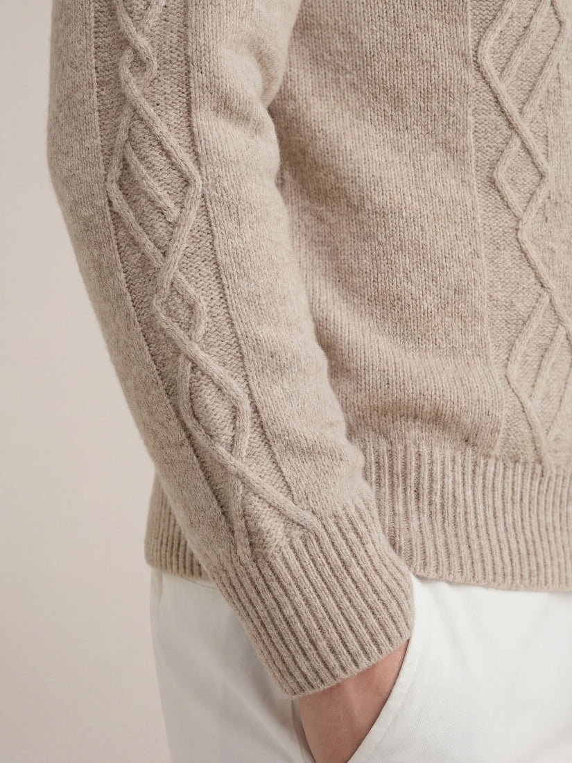 Belmonte Textured Knit Beige
