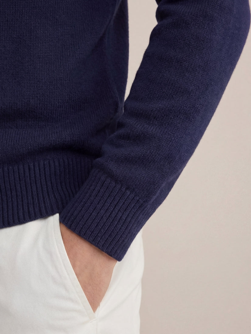 Panarea Half-Zip Knit Navy