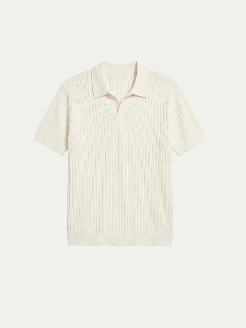 Capri Knit Polo Beige