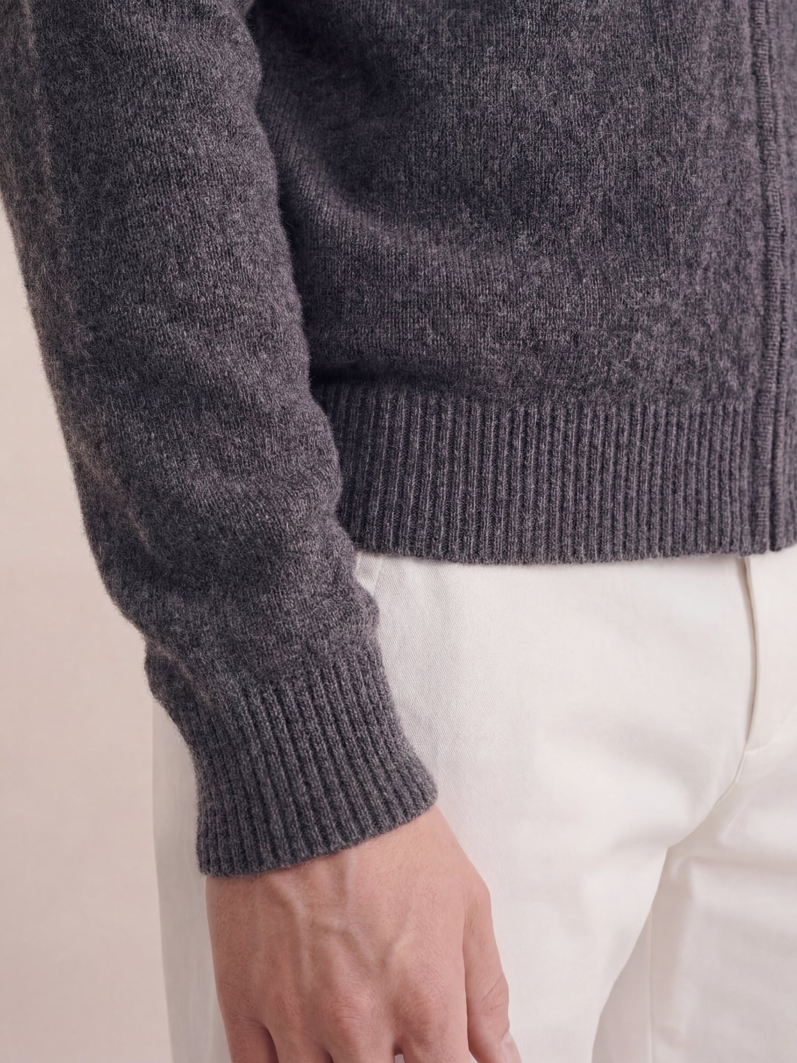 Sorrento Full-Zip Knit Black