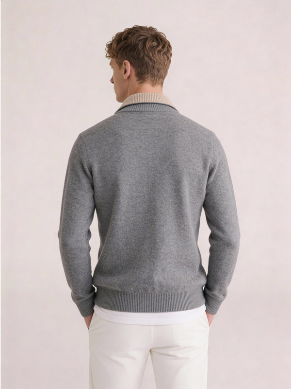 Sorrento Full-Zip Knit Grey