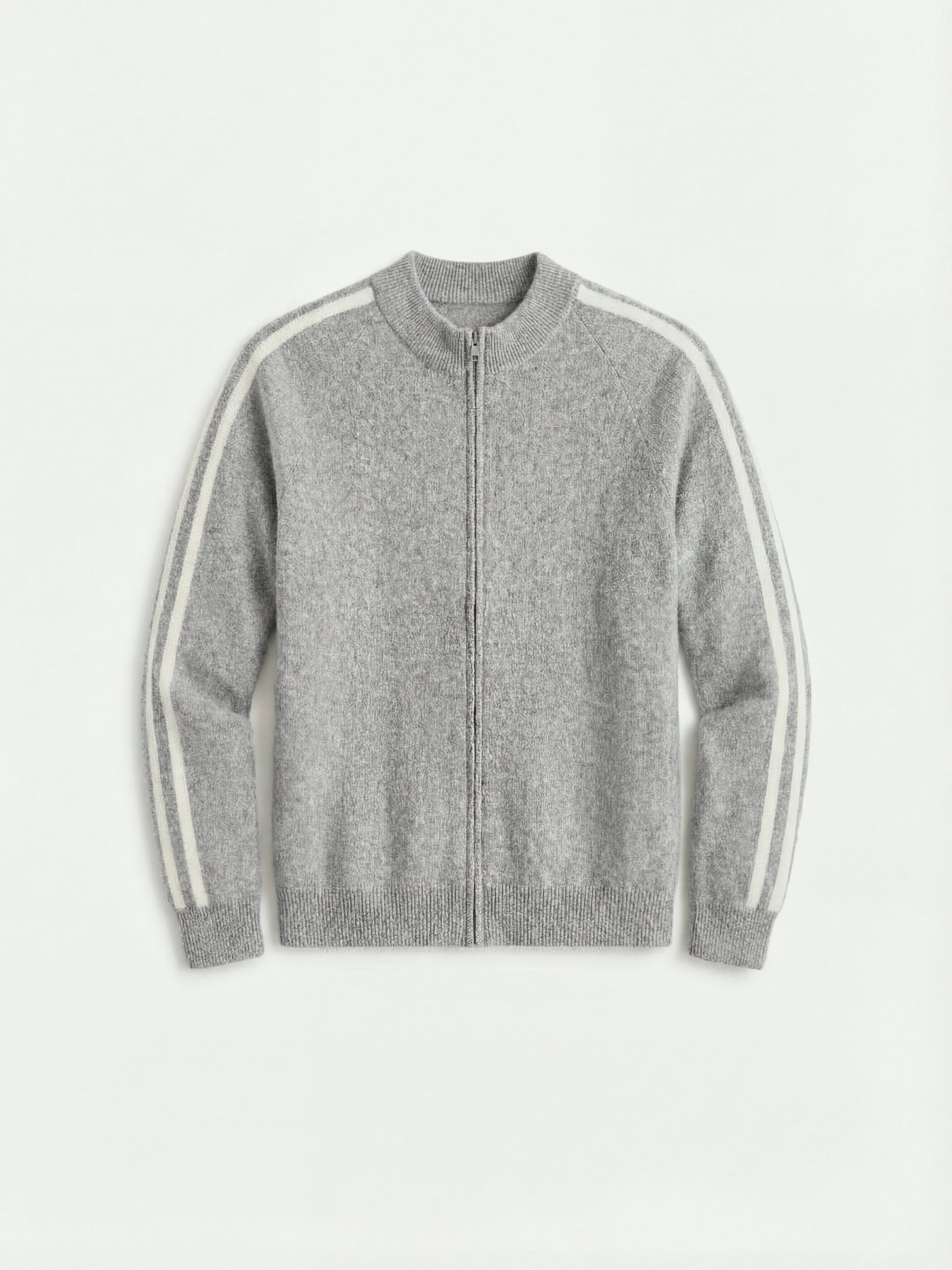 Monza Full-Zip Knit Grey