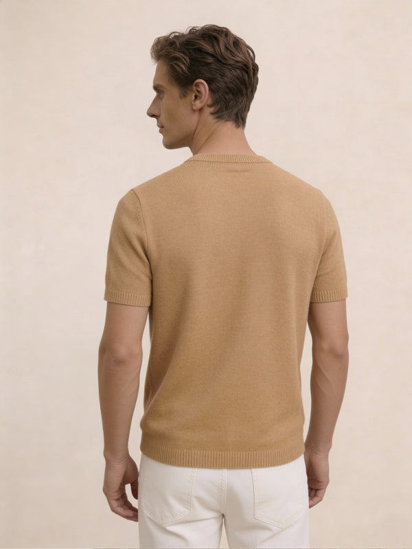 Wool City T-shirt Beige
