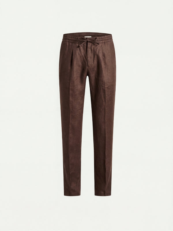 Linen Seaside Pants Chocolate