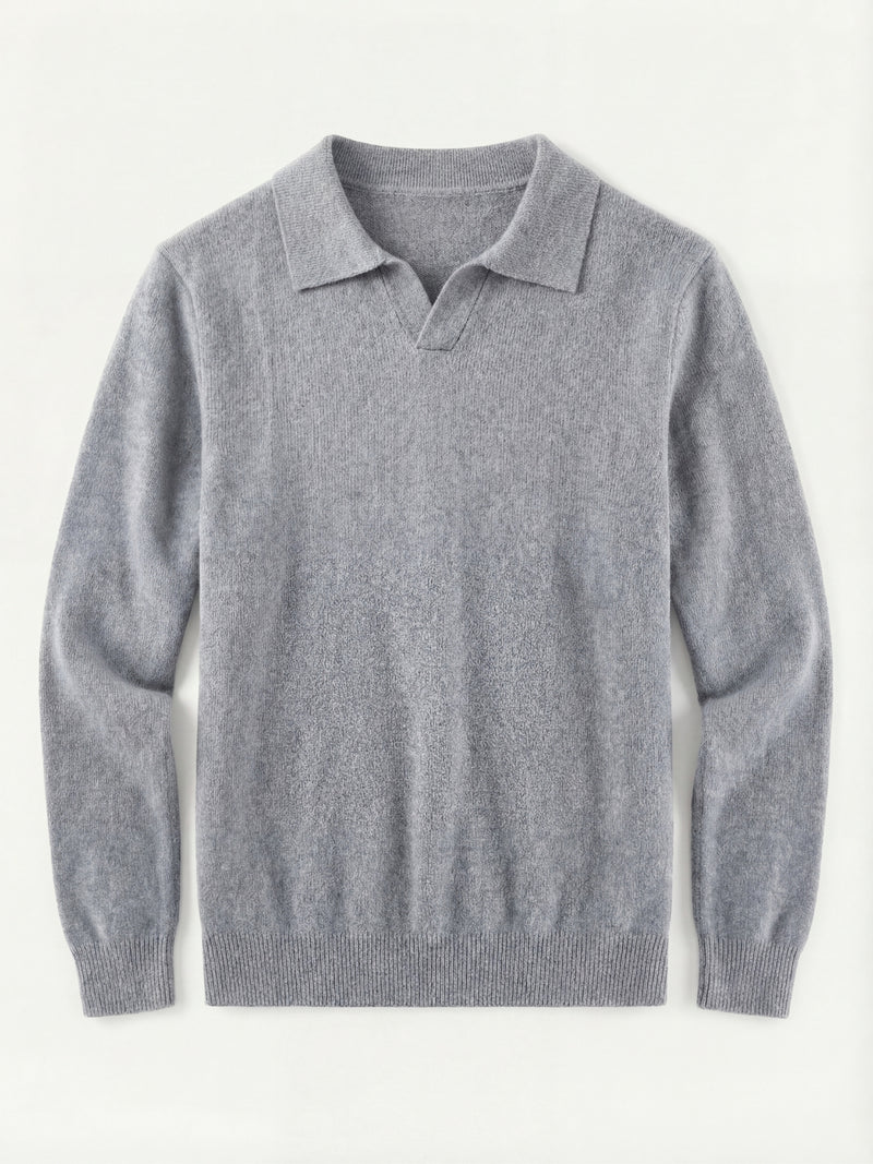 Venturi Knit Polo Grey