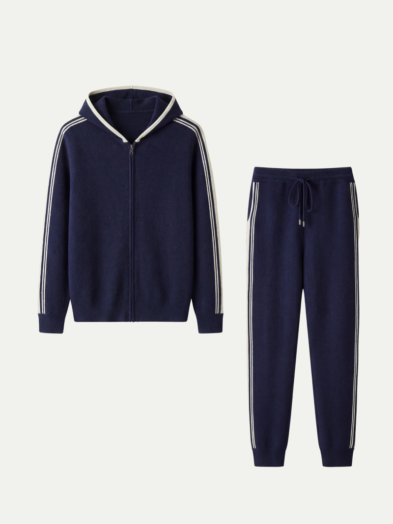 Monte Milano Cashmere Tracksuit Navy