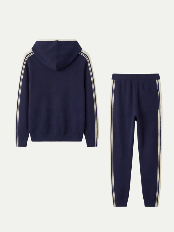 Monte Milano Cashmere Tracksuit Navy