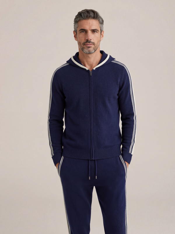 Monte Milano Cashmere Tracksuit Navy