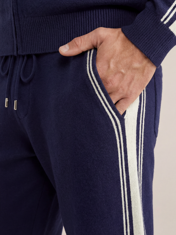 Monte Milano Cashmere Tracksuit Navy