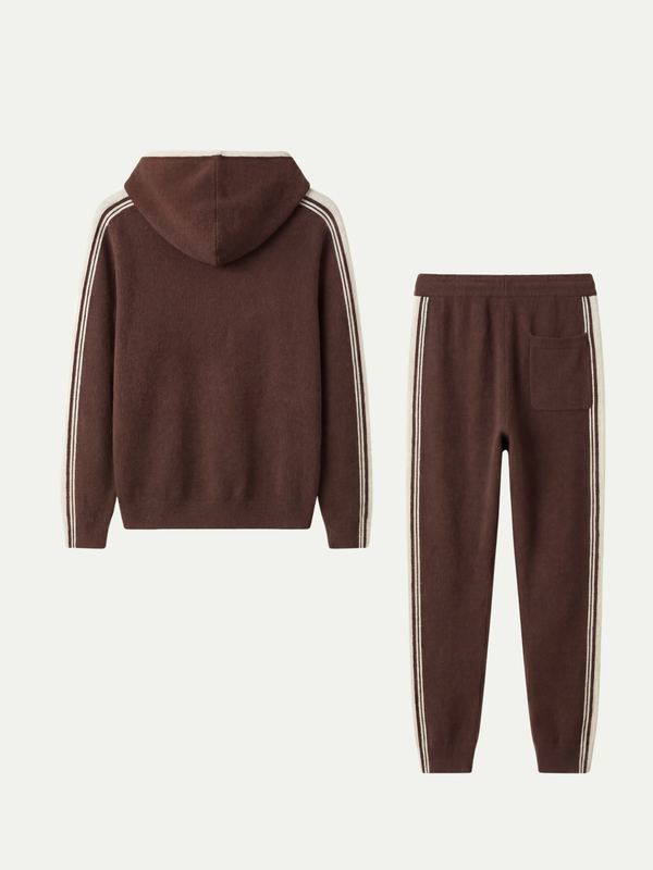 Monte Milano Cashmere Tracksuit Brown