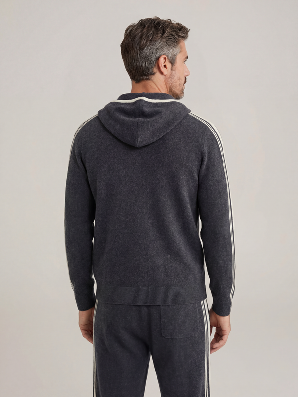 Monte Milano Cashmere Tracksuit Dark Grey
