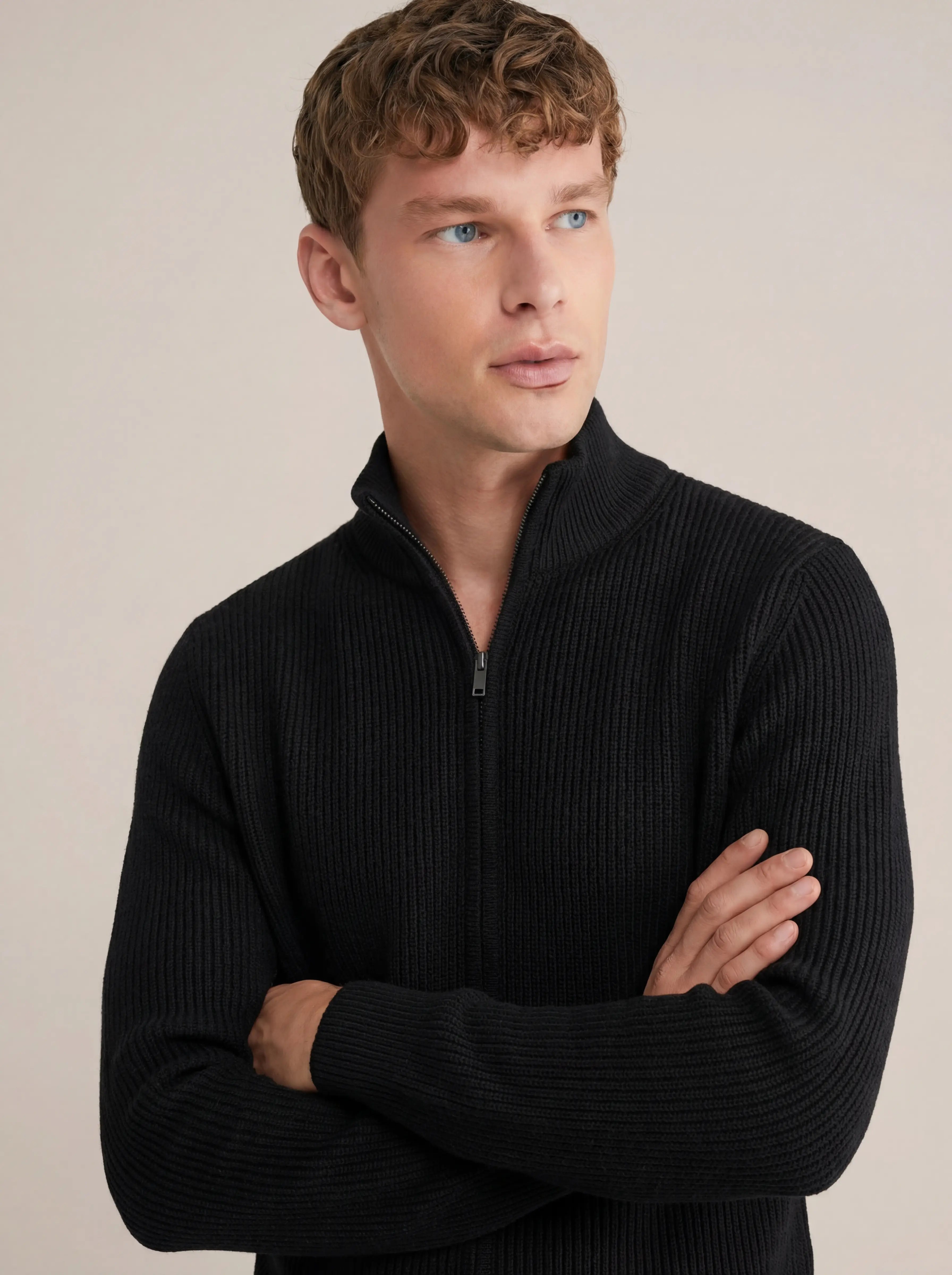 Lusciano Cashmere Cardigan Black