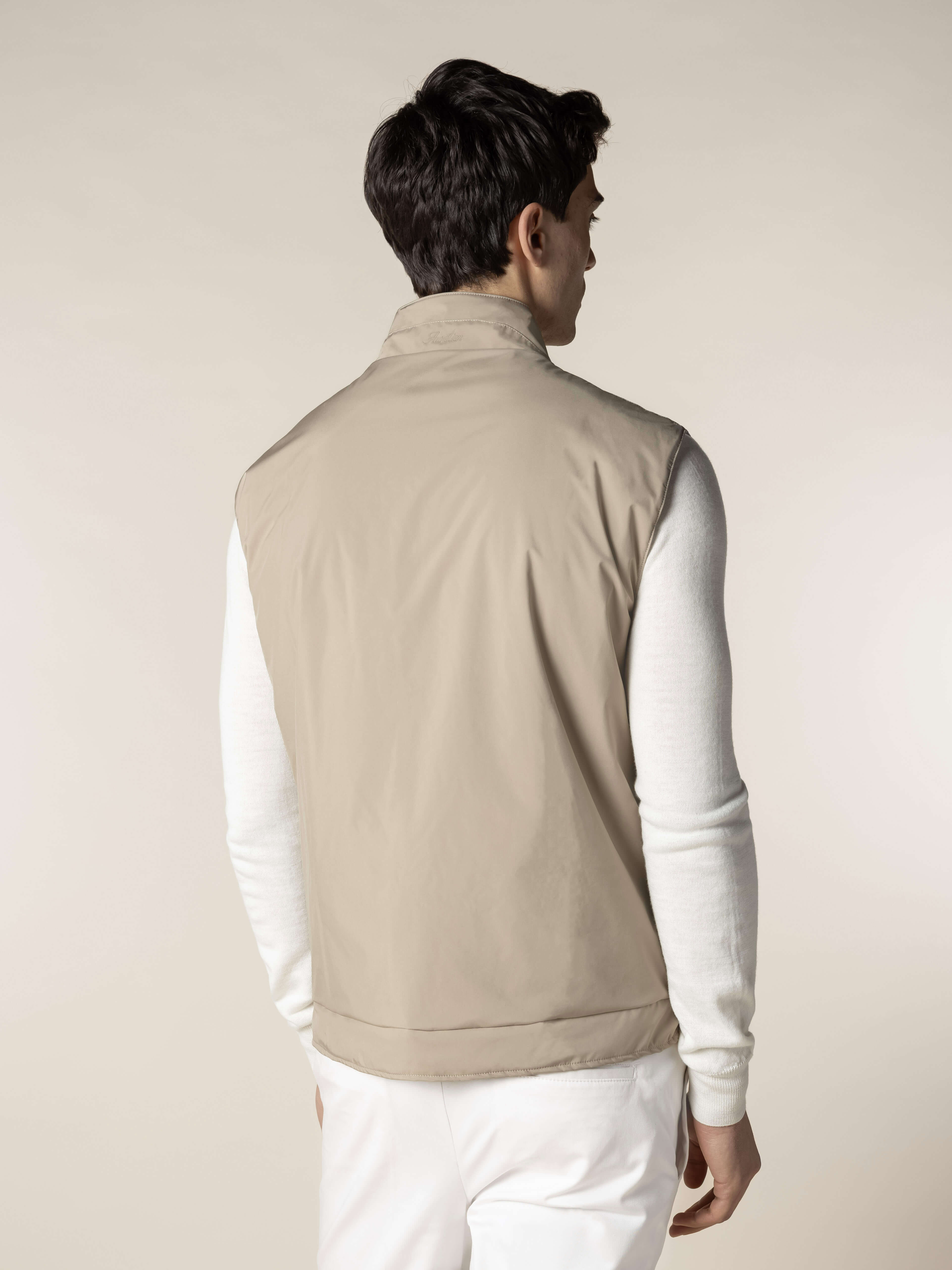 Reversible Resort Body Warmer Beige