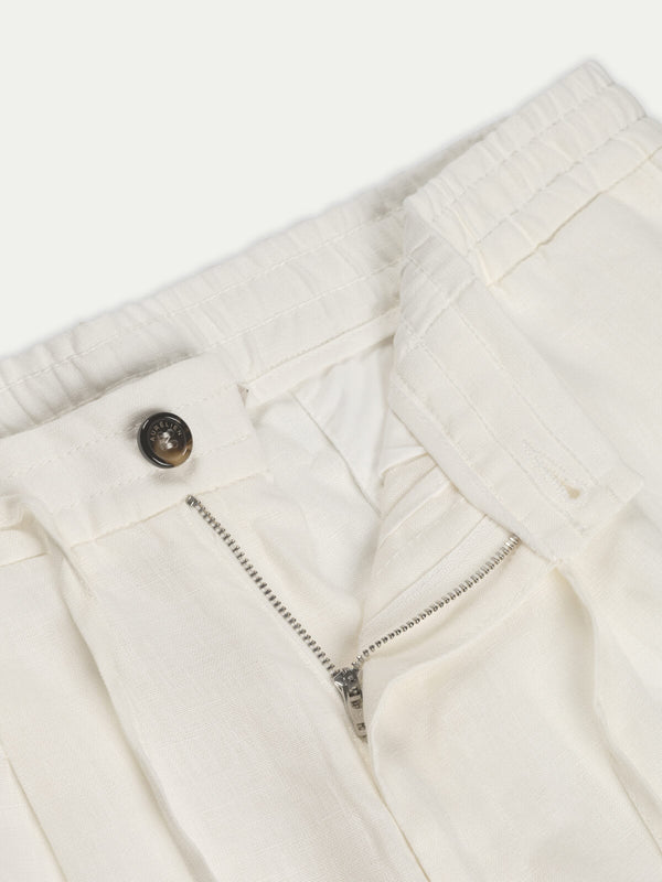 Linen Seaside Pants Ecru