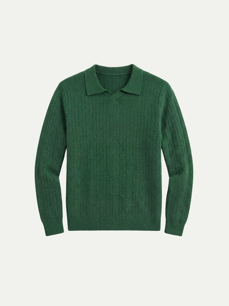 Milano Knit Polo Green