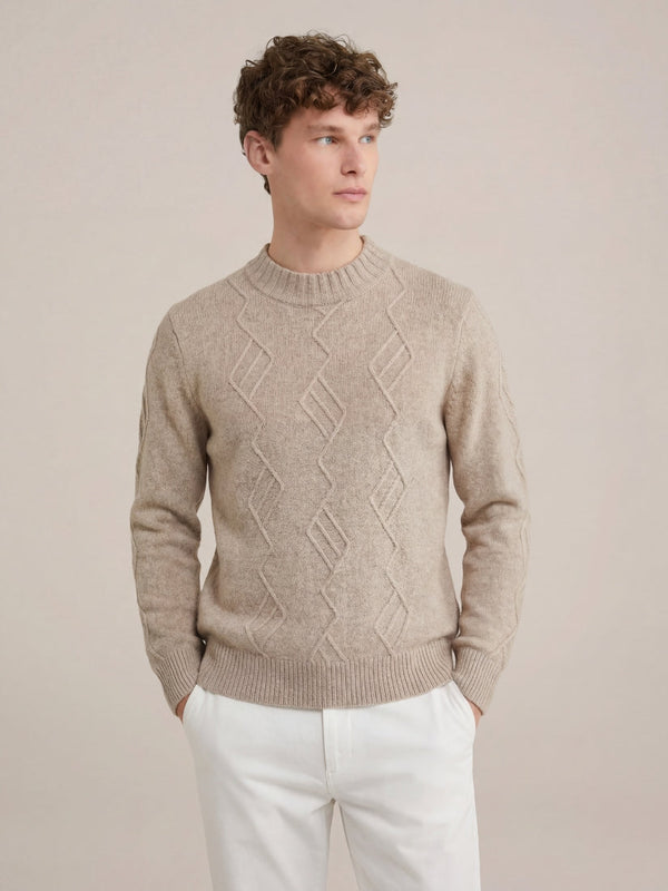 Belmonte Textured Knit Beige