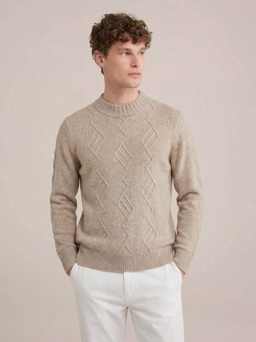 Belmonte Textured Knit Beige