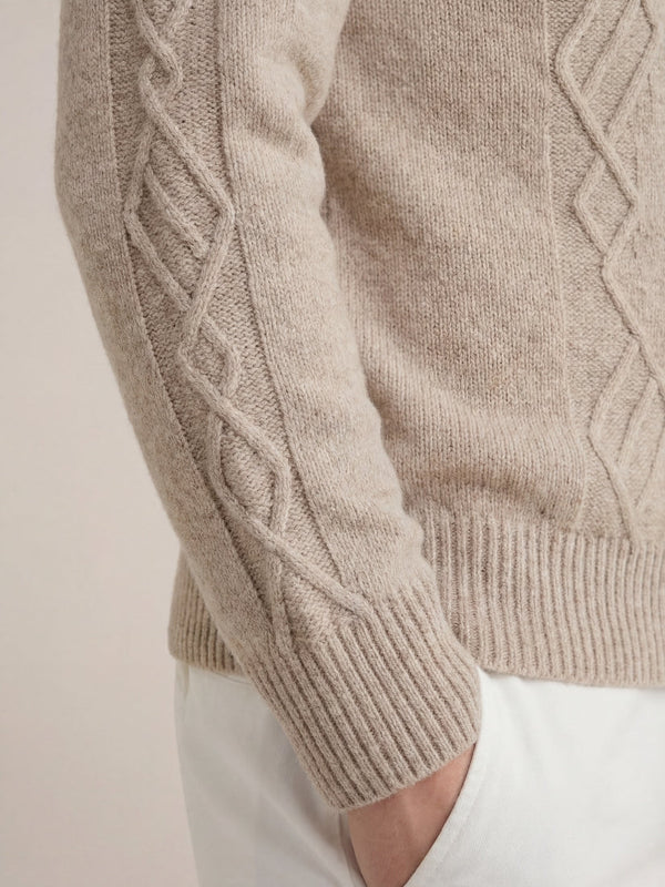 Belmonte Textured Knit Beige