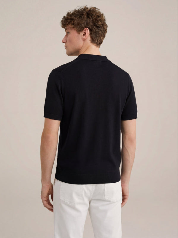 Brera Knit Polo Black