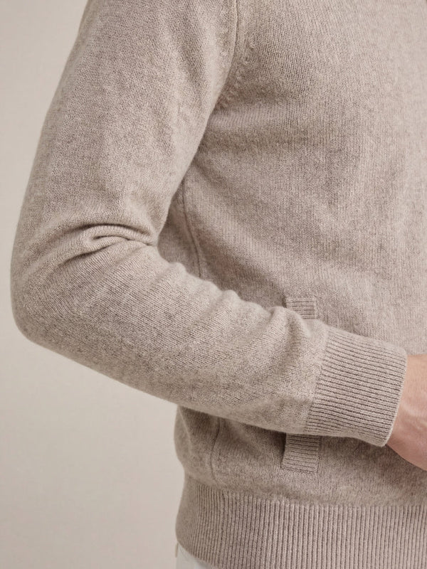 Ponza Full-Zip Knit Beige