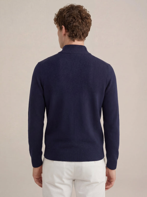 Panarea Half-Zip Knit Navy