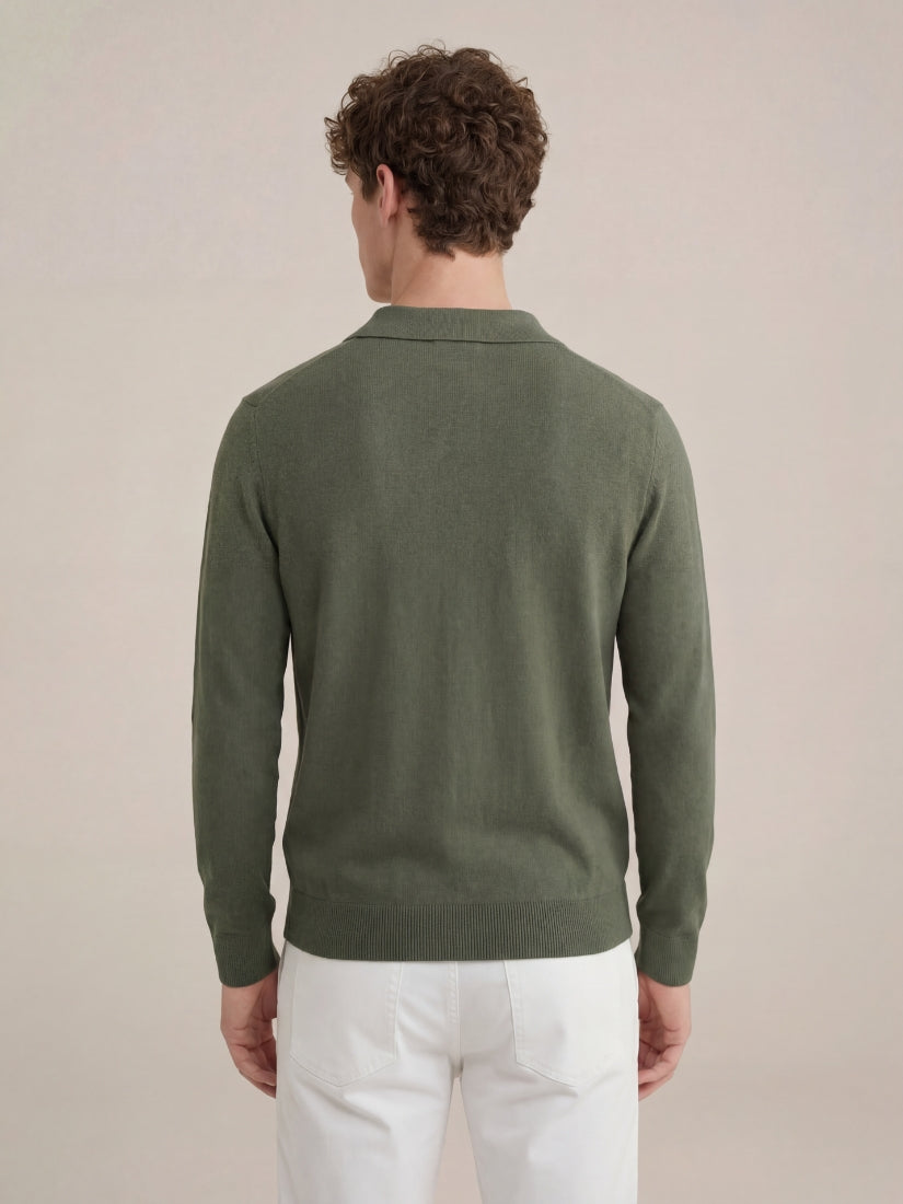 Venturi Knit Polo Green