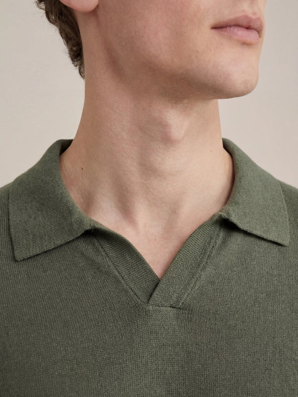 Venturi Knit Polo Green