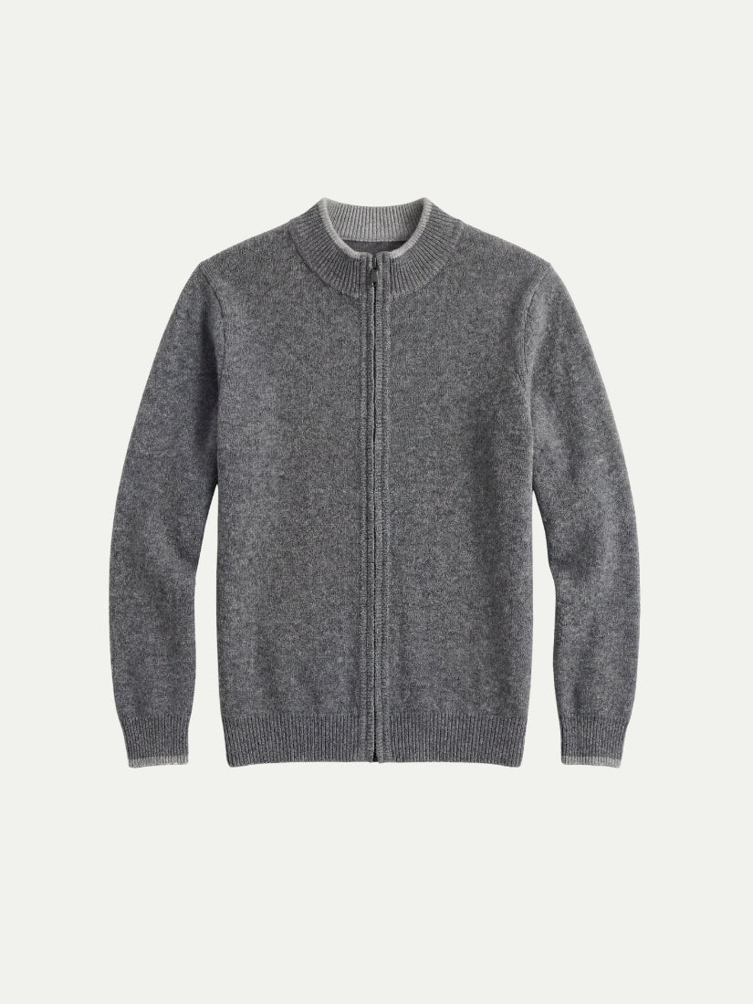 Bellagio Full-Zip Knit Grey