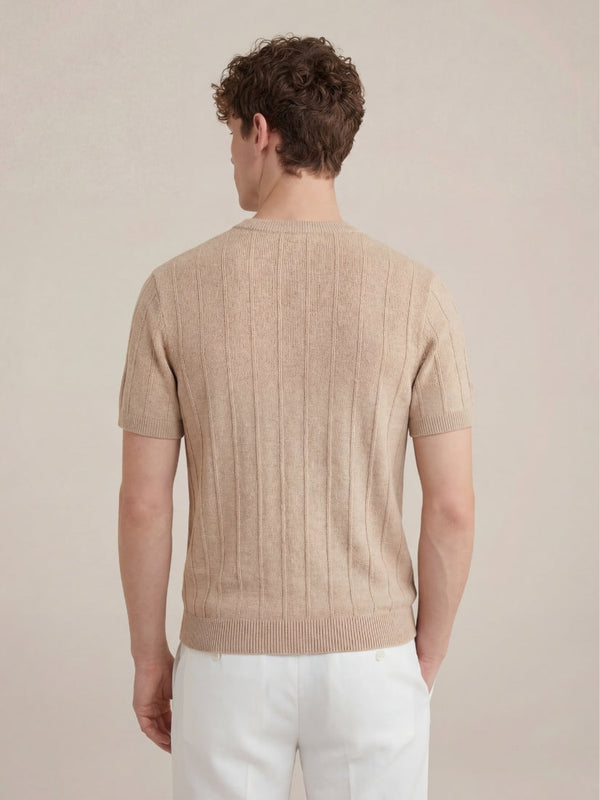 Palermo Signature T-Shirt Camel
