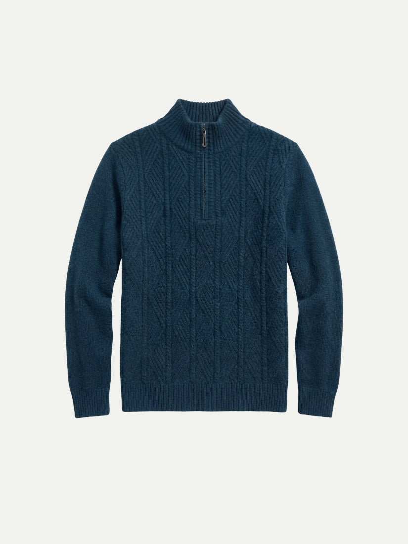Argentario Half-Zip Knit Navy