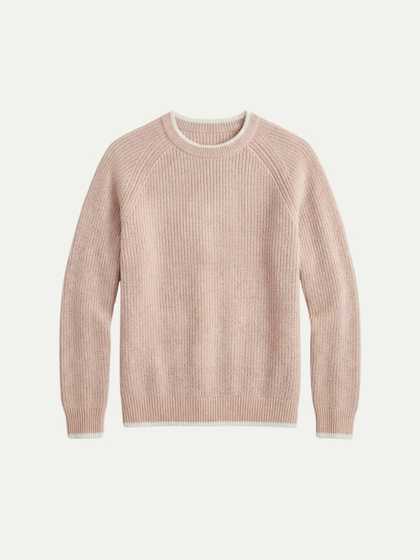 Versilia Textured Crew Beige
