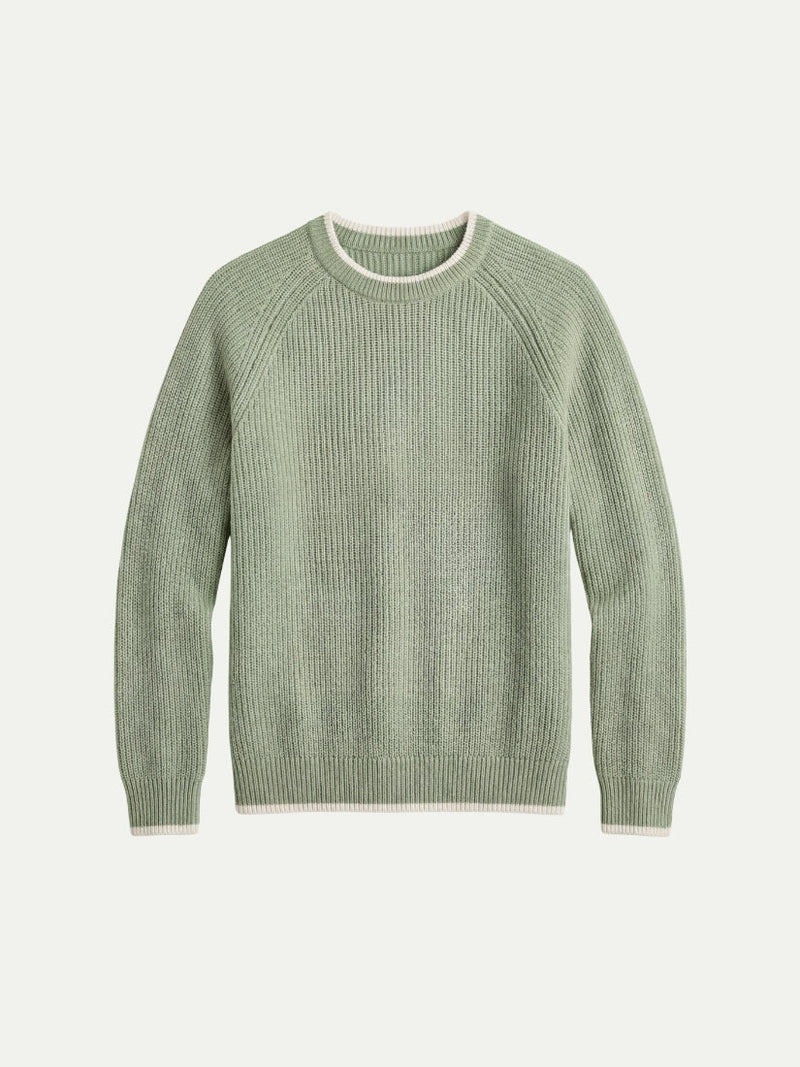 Versilia Textured Crew Green