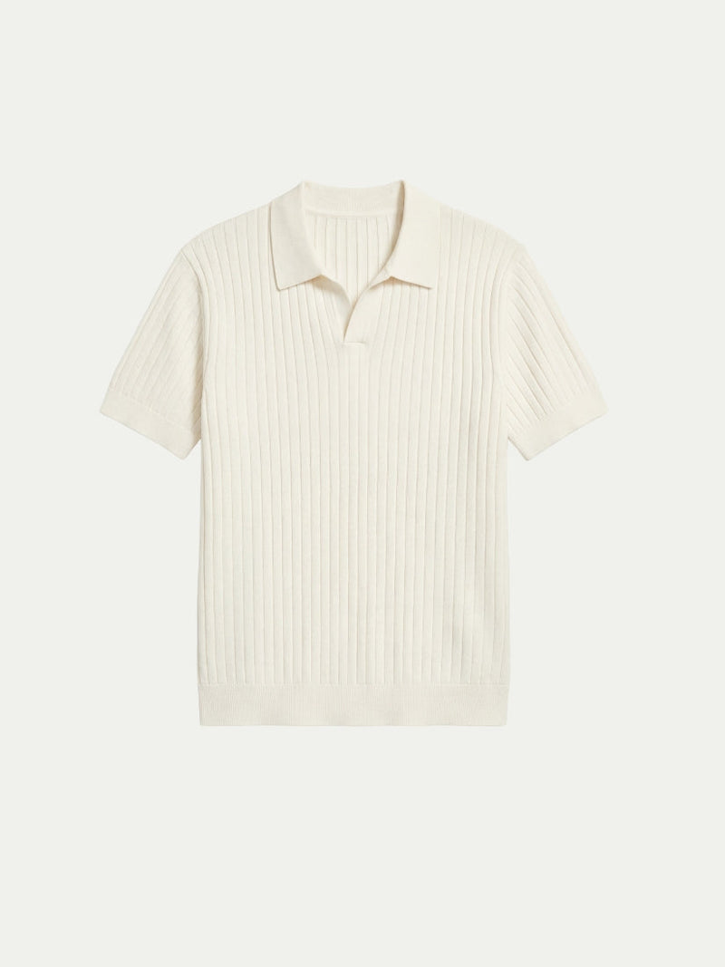 Capri Knit Polo Beige