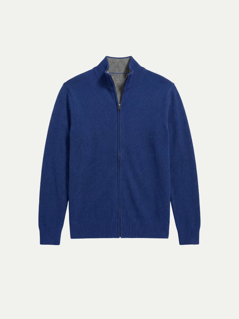 Sorrento Full-Zip Knit Blue