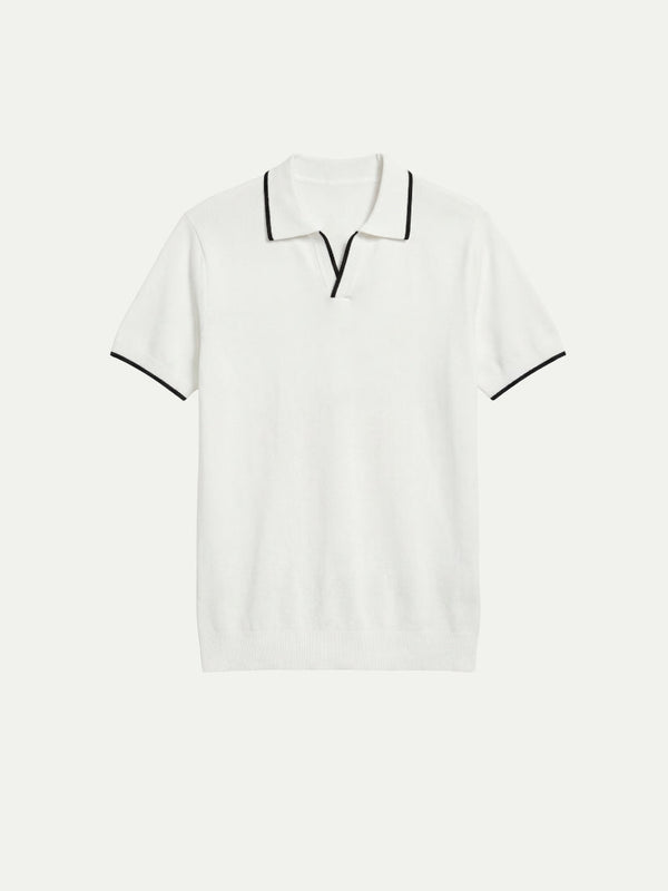 Paraggi Knit Polo White