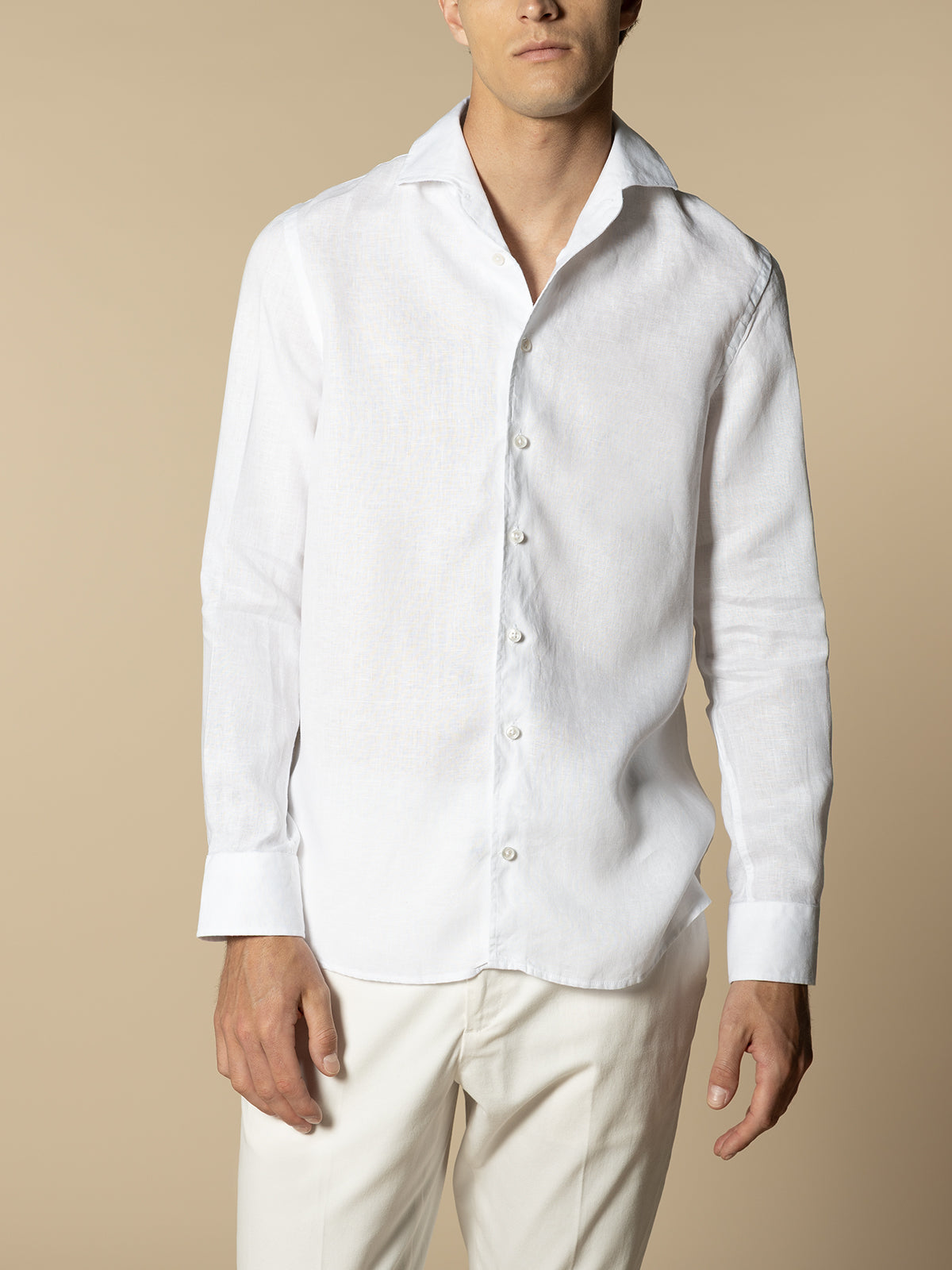 Linen Seaside Shirt White