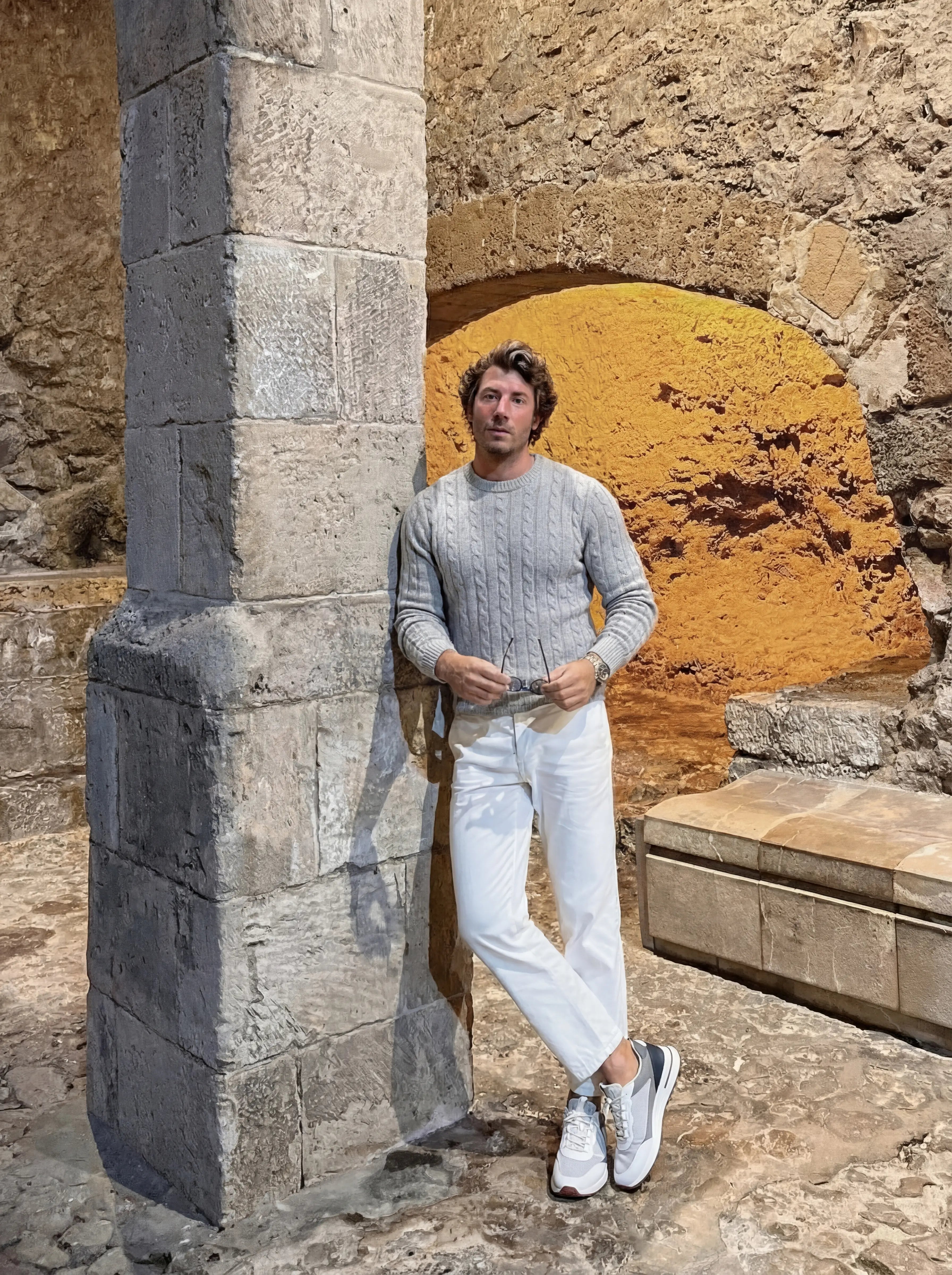 Como Cashmere Knit Grey