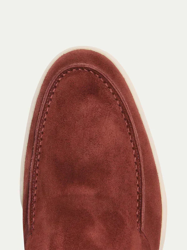 Classic Suède Loafer Bordeaux